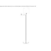 Adjustable floor lamp Kissing