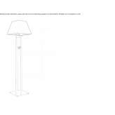 Metal floor lamp with crystals Barolo