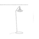 Metalowa lampa podłogowa Cisna