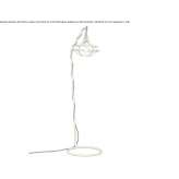 Metalowa lampa podłogowa Cisna