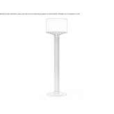 Metal floor lamp Nevele