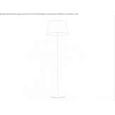 Metalowa lampa podłogowa Orlovat