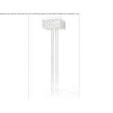 Lampa podłogowa ze stali nierdzewnej Otyn