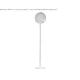 Glass LED floor lamp with dimmer Cervatto