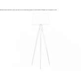 Metalowa lampa podłogowa Colomars