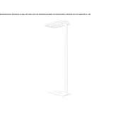 Lampa podłogowa LED Borello