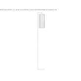 Metalowa lampa podłogowa Camoapa