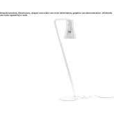 LED lamp in metal color Caceres