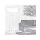 Metal floor lamp Bremen