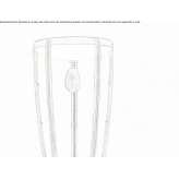 Lampa podłogowa z kryształkami Lanklaar