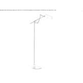 Regulowana metalowa lampa podłogowa Ancud