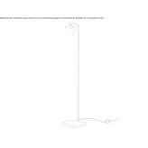 Metalowa lampa podłogowa Momence