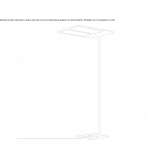Aluminiowa lampa podłogowa LED Llangoed