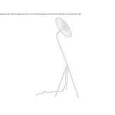 Metal floor lamp Arloev