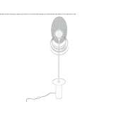 Lampa podłogowa z tkaniny Pioneer