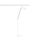 Regulowana metalowa lampa podłogowa Mahala