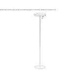 Metal LED floor lamp Jerica