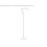 Regulowana metalowa lampa podłogowa LED Santorso