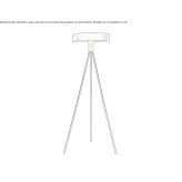 Metalowa lampa podłogowa Gradici