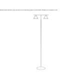 Metal floor lamp Pachas