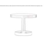 Wireless LED table lamp made of ABS Adaseni