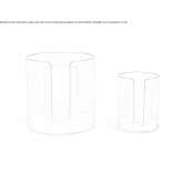 LED table lamp made of glass and metal Demacusa