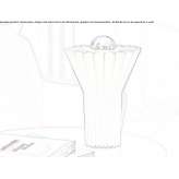 LED table lamp made of PMMA with a dimmer Tegelen