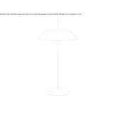 Lampa stołowa LED z poliwęglanu Osorno