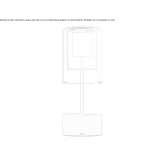 LED table lamp made of borosilicate glass with wireless charging Montiel