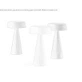 Cordless LED table lamp made of polyethylene Tergu
