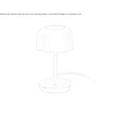 Aluminiowa lampa stołowa LED Poboru