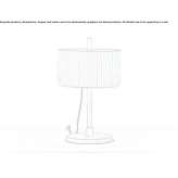 Lniana lampa stołowa LED Moelln