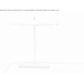 Brass LED table lamp Shalazhi