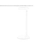 Cordless aluminum table lamp Sayre