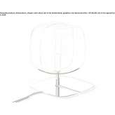 Pyrex® LED table lamp with dimmer Apollo