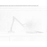 Aluminum LED desk lamp with a swinging arm Blatnice