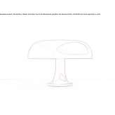 LED table lamp made of polycarbonate Firhouse