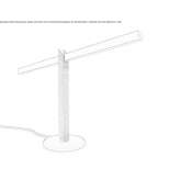 LED table lamp in extruded aluminum Sorlada