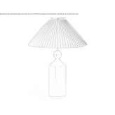 Wooden LED table lamp Kluetz