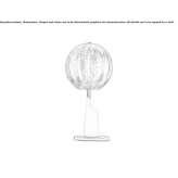 Venetian crystal table lamp Rouans