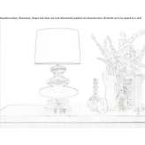 Venetian crystal table lamp Titaguas