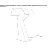 LED table lamp made of steel and concrete Wanroij