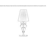 Venetian crystal table lamp Horki