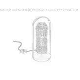 Venetian crystal table lamp Balveren