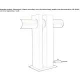 LED table lamp made of steel and concrete Wanroij