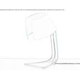 Glass table lamp Vichte