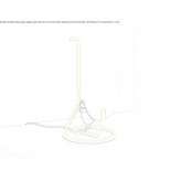 Metal LED table lamp Borzeta