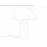 Aluminiowa lampa stołowa Etretat