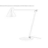 Adjustable LED table lamp Rumford