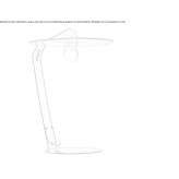 Steel table lamp Zegocina